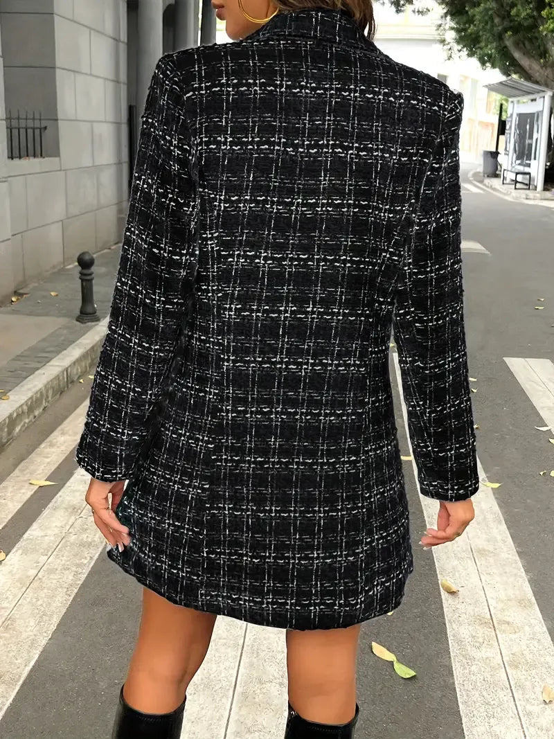Alice | Blazer Elegante Xadrez