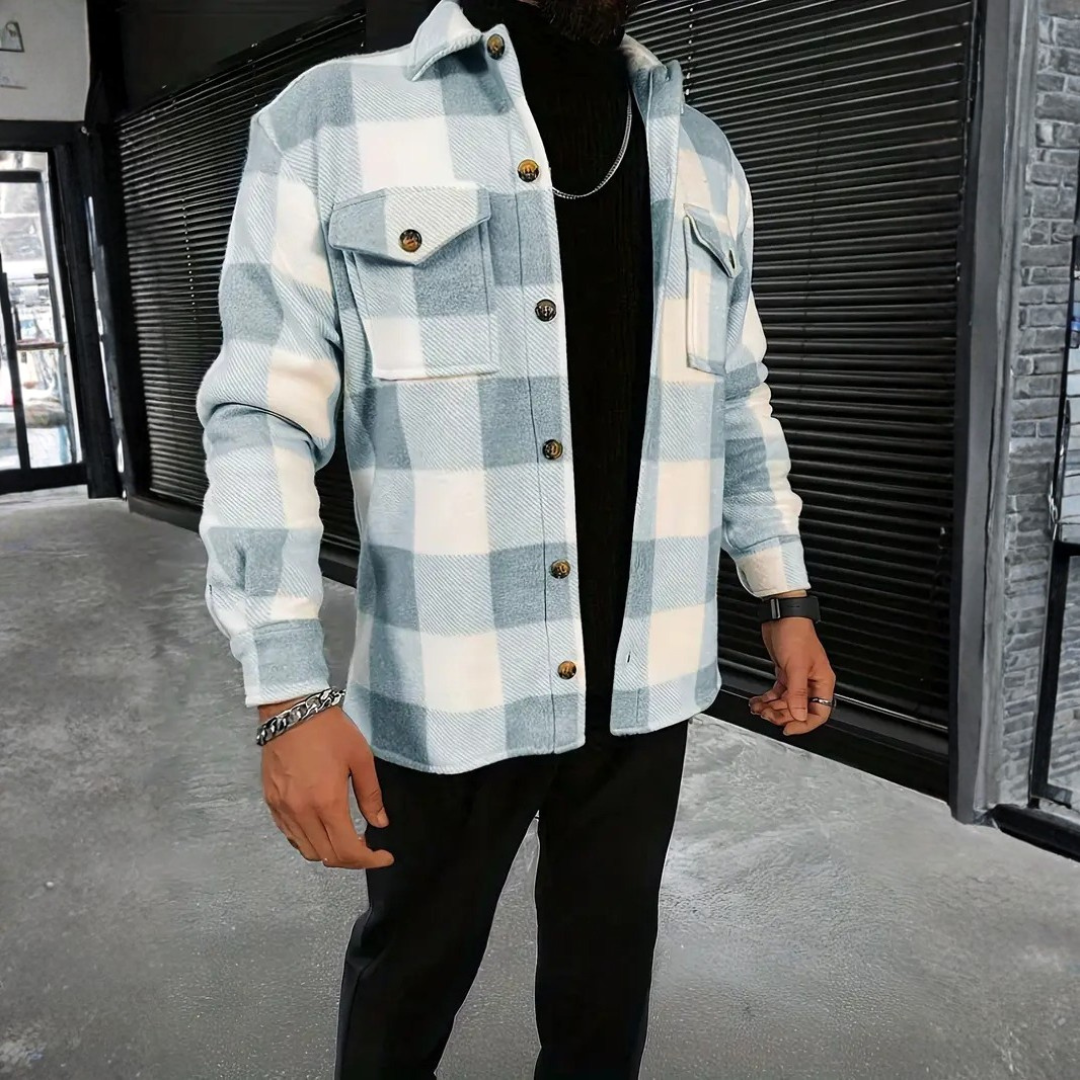 Basilio | Casaco Casual Xadrez