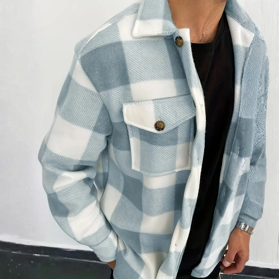 Basilio | Casaco Casual Xadrez