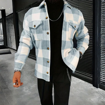Basilio | Casaco Casual Xadrez