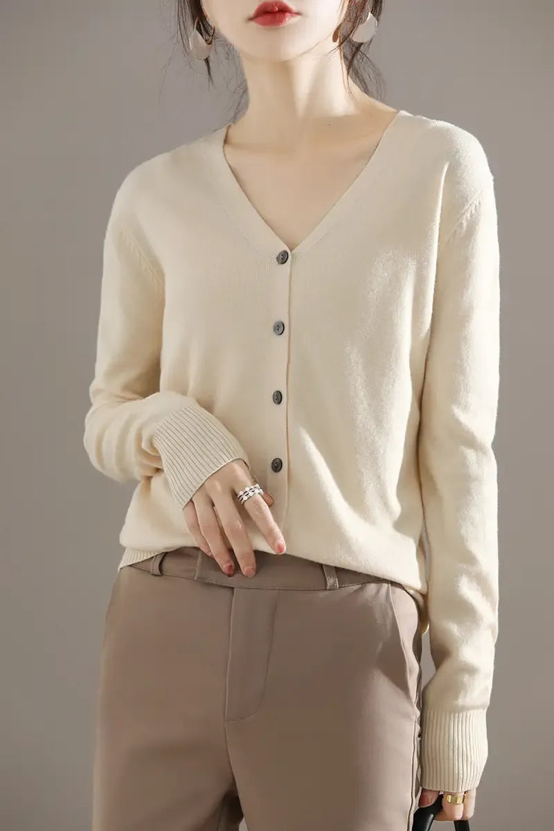 Cristina | Cárdigan com Decote em V