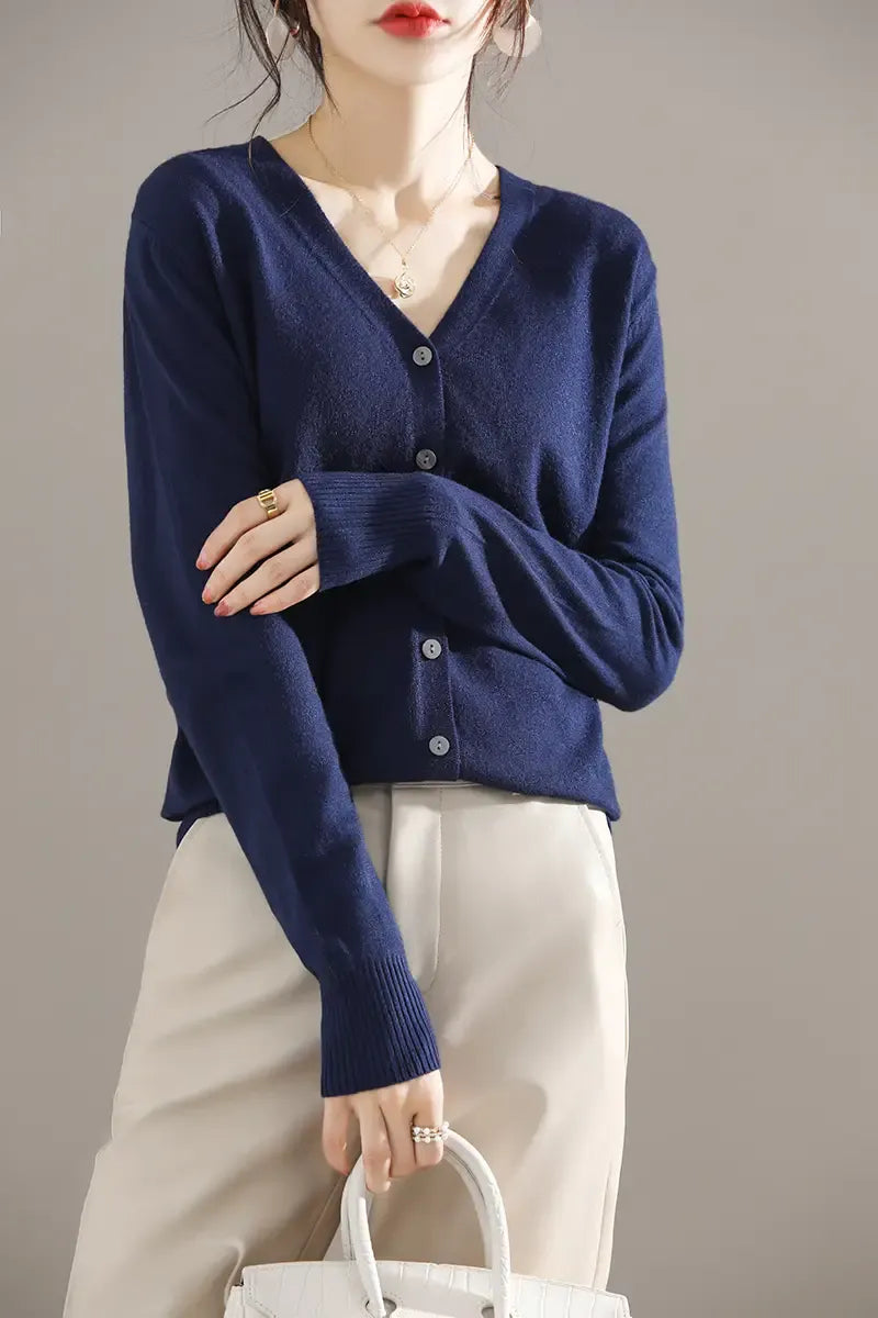 Cristina | Cárdigan com Decote em V
