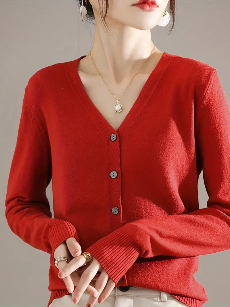 Cristina | Cárdigan com Decote em V