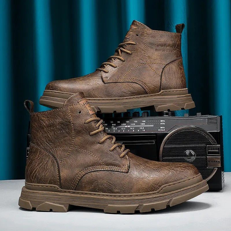 Cael | Botas ortopédicas de couro ⏐ Edição Premium