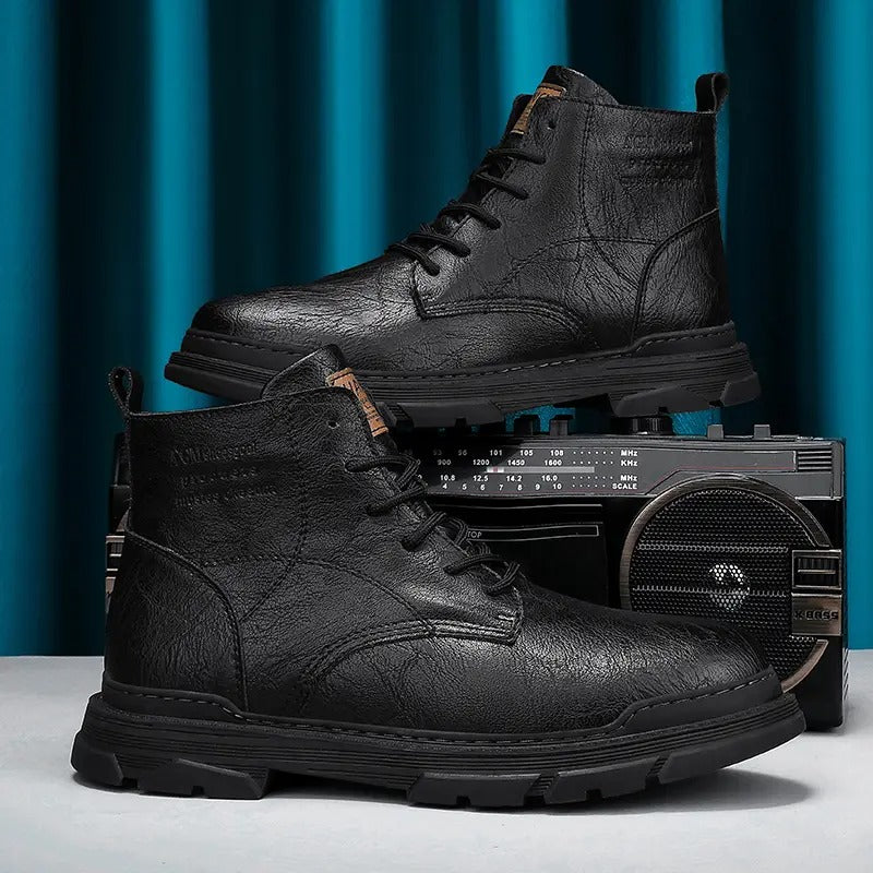 Cael | Botas ortopédicas de couro ⏐ Edição Premium