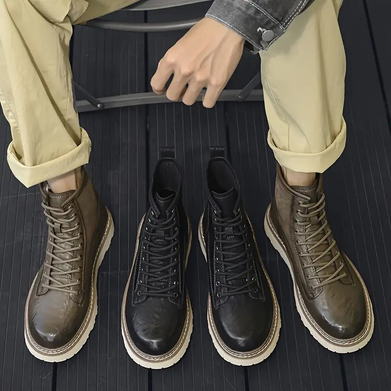 Milan | Botas ortopédicas de couro ⏐ Edição Premium