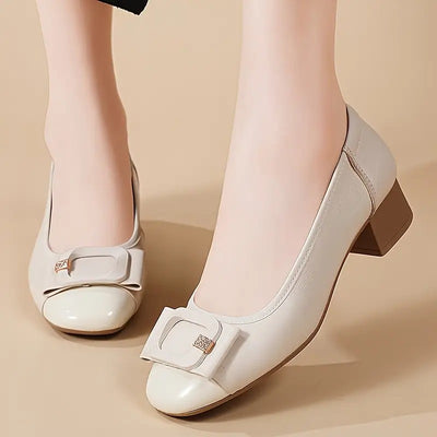 Carminda | Sapatos Ortopédicos de Couro ⏐ Edição Premium