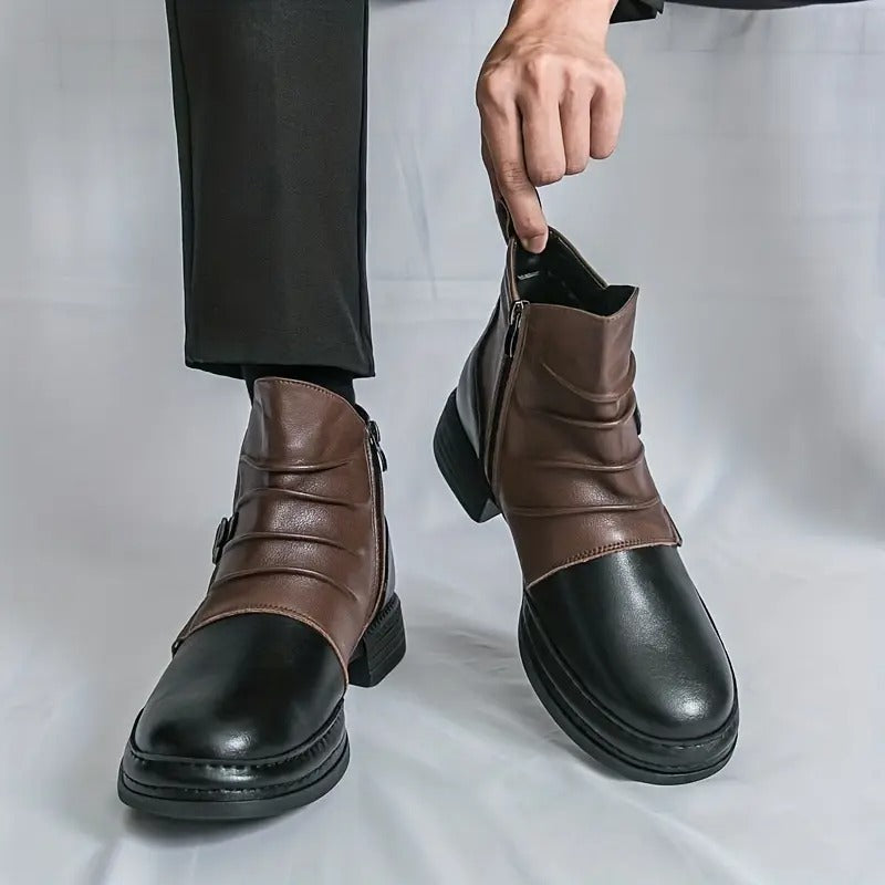 Tomás | Botas Ortopédicas de Couro ⏐ Edição Premium