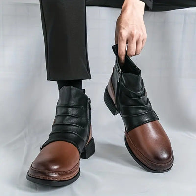 Tomás | Botas Ortopédicas de Couro ⏐ Edição Premium