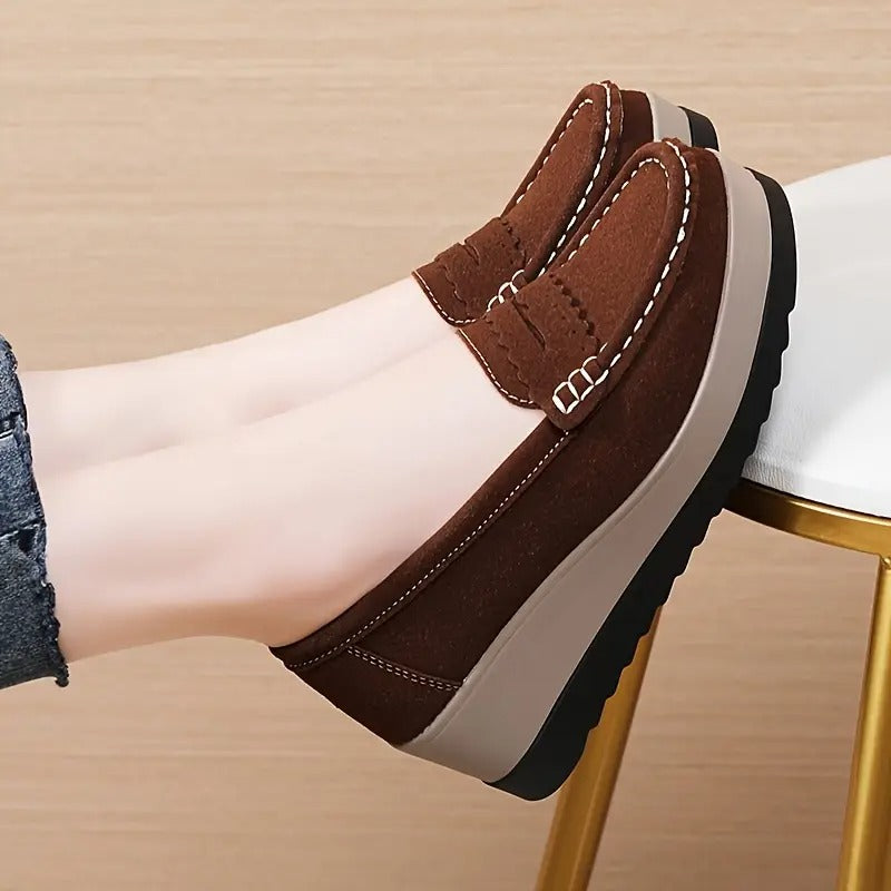 Alba | Mocassins Ortopédicos de Couro ⏐ Edição Premium