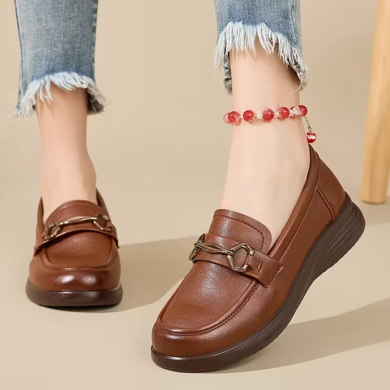 Clara® - Mocassins Ortopédicos de Couro⏐Edição Premium