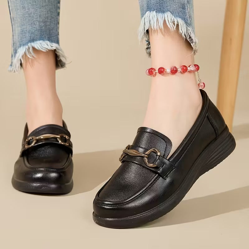 Clara® - Mocassins Ortopédicos de Couro⏐Edição Premium